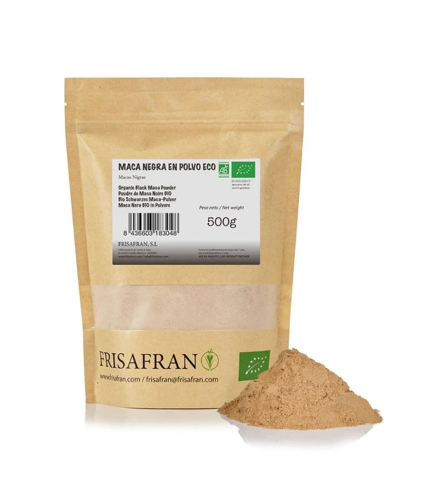 Maca Negra En Polvo Ecológica | Calidad | Frisafran 1 Kg - Imagen 2