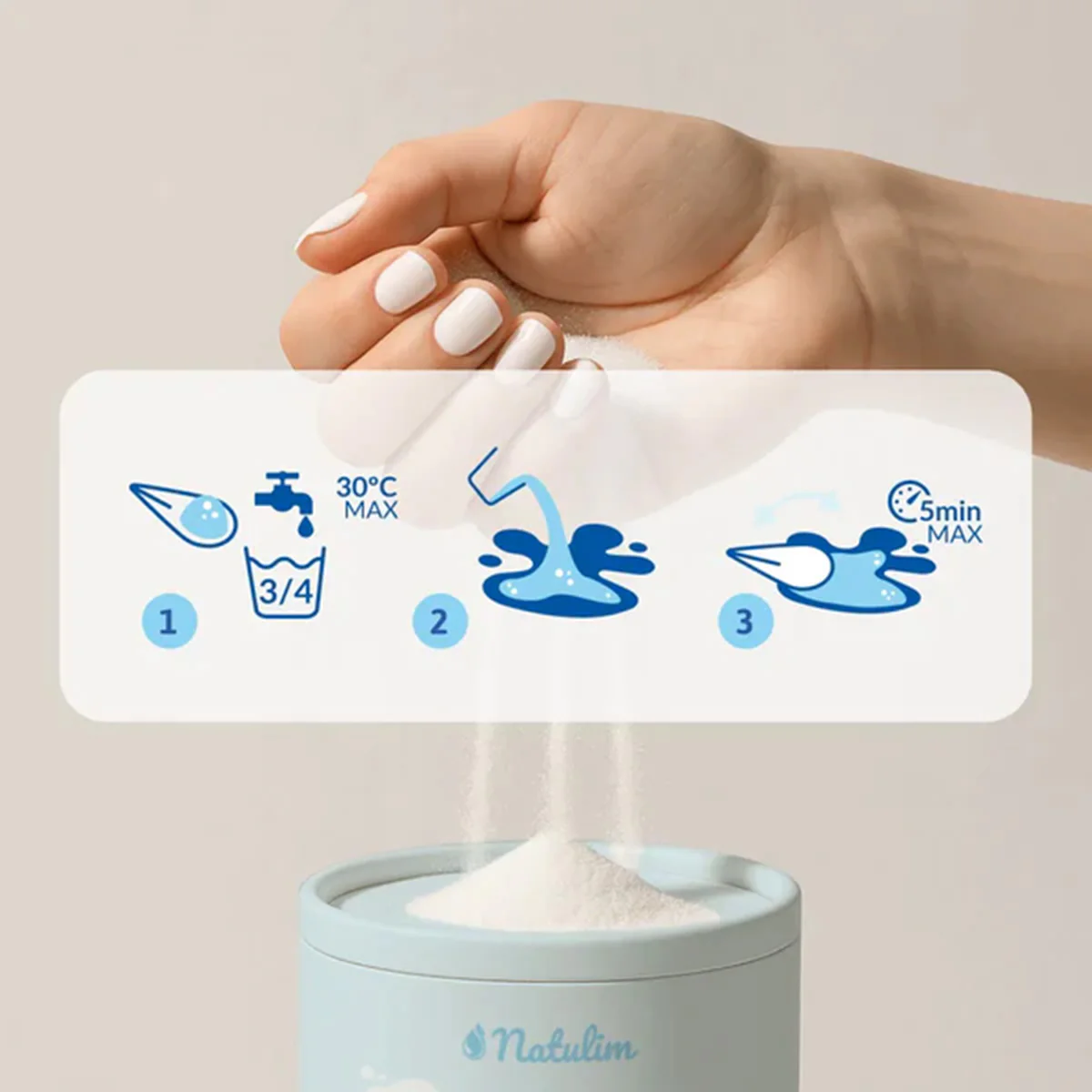 Oxi White polvo blanqueador Natulim 500 g - Imagen 5