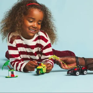 Spin y Electro: Duelo de Vehículos Dinosaurio