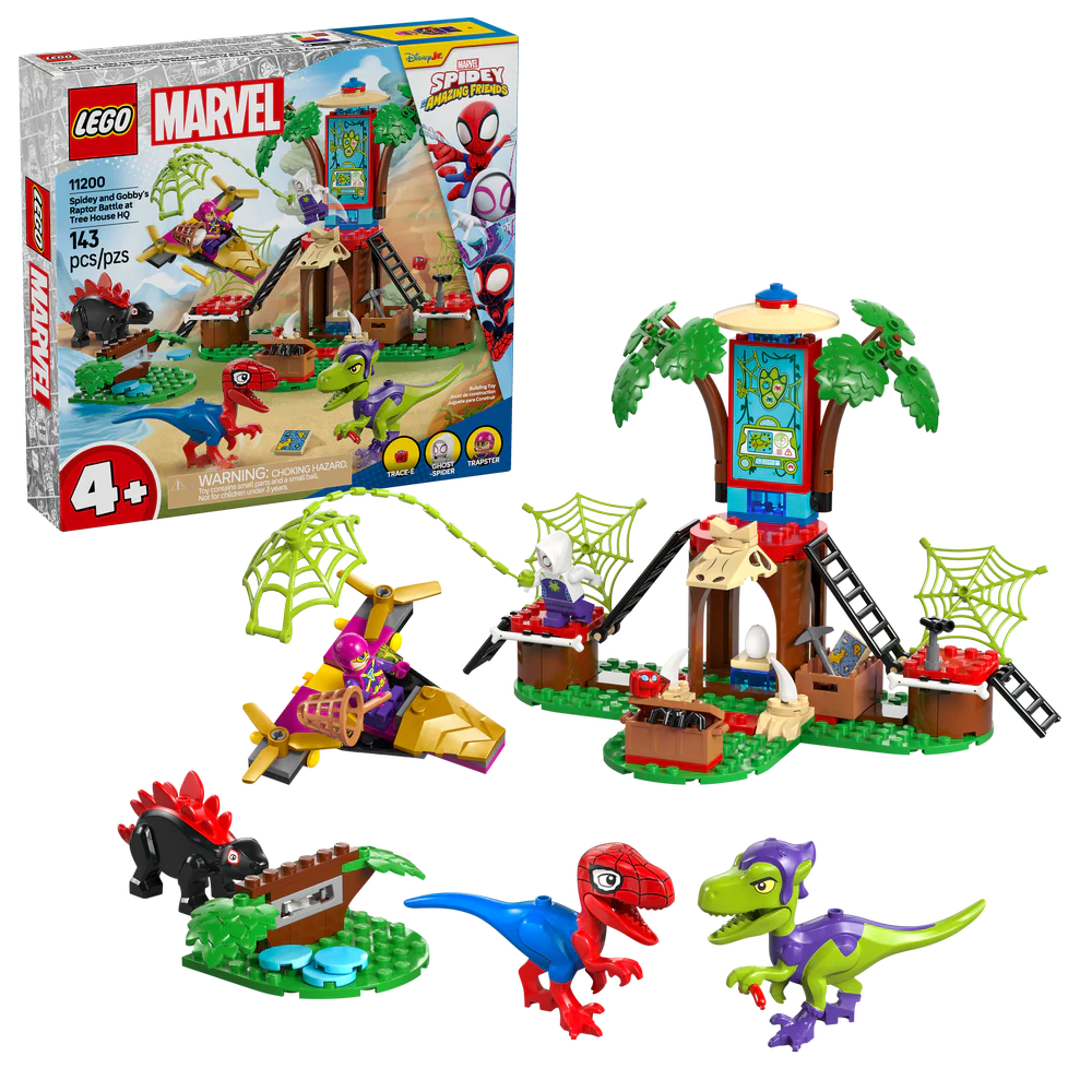 Spidey y Gobby: Batalla de Raptores en la Base de la Casa del Árbol - Imagen 2