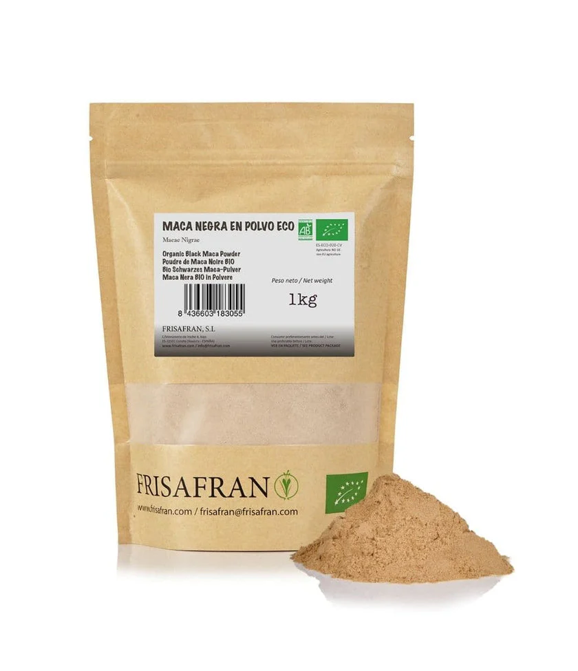 Maca Negra En Polvo Ecológica | Calidad | Frisafran 1 Kg - Imagen 3