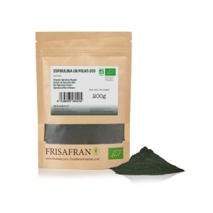 Espirulina En Polvo Ecológica - Calidad Y Sabor | Frisafran 200 G