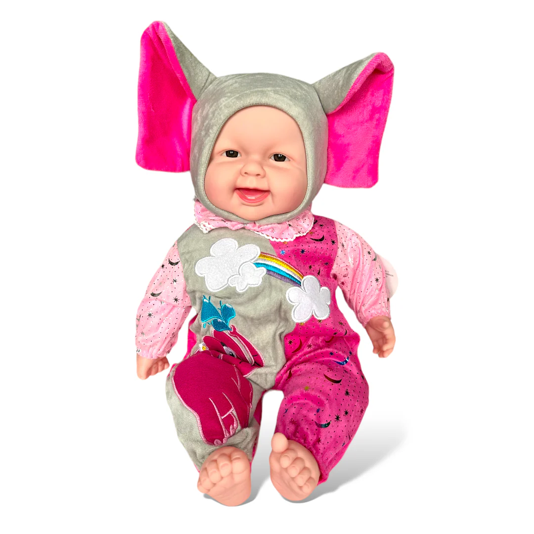 Bebé Muñeco tipo Nenuco 50 cm con Sonido y Vibración - Imagen 7