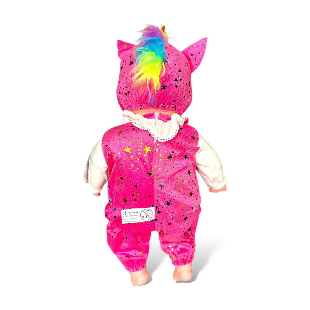 Bebé Muñeco tipo Nenuco 50 cm con Sonido y Vibración - Imagen 4