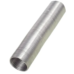 Tubo Aluminio Compacto Gris Ø 110 Mm. / 5 Metros