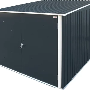 Guarda Bicicletas Duramax Metálico 203 X 202 X 162,5 Cm. Color Gris Antracita