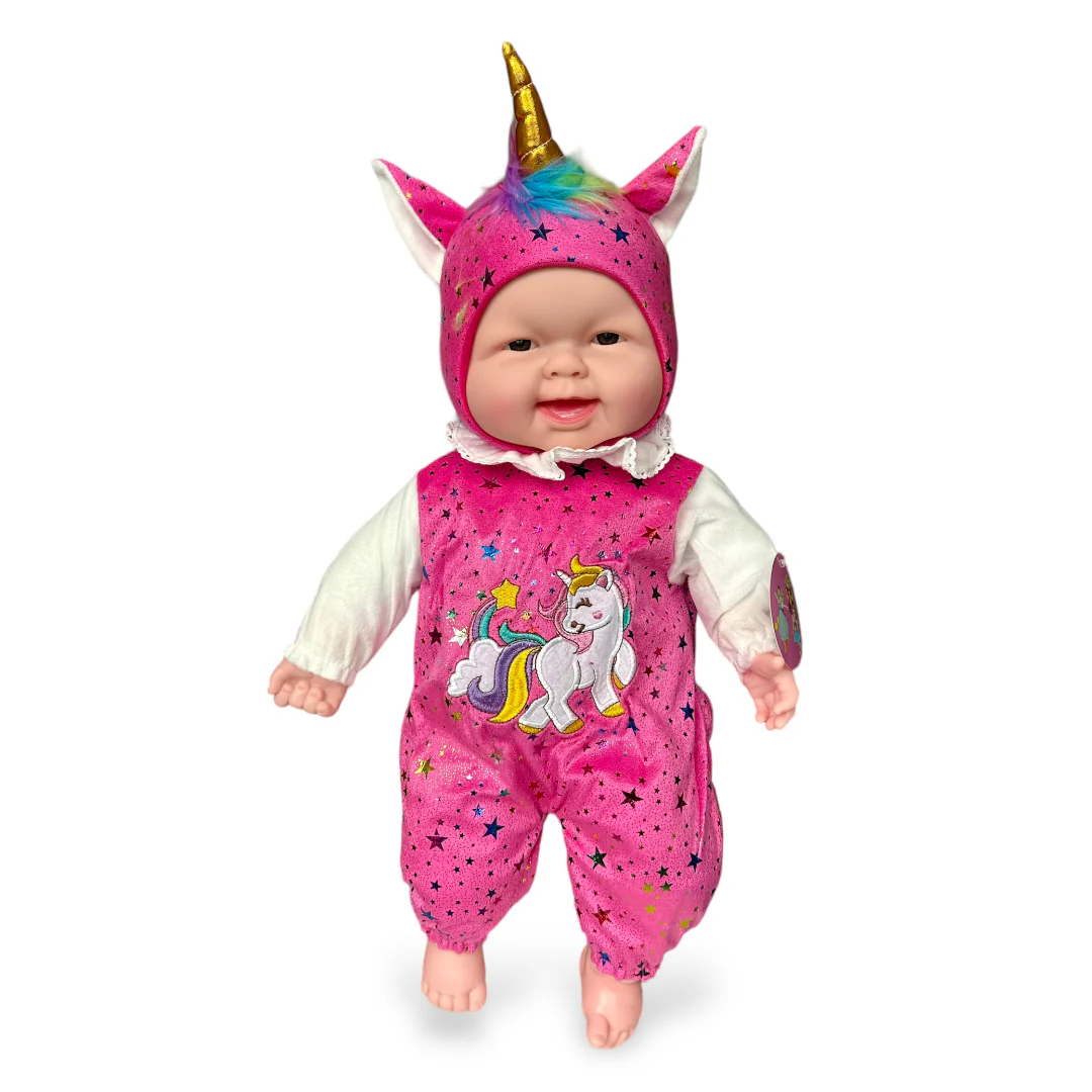 Bebé Muñeco tipo Nenuco 50 cm con Sonido y Vibración - Imagen 3