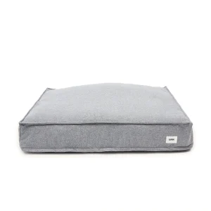 Cafide Cama De Material Reciclado Para Perro Con Tejido Basic Gris. Modelo Cuadra.