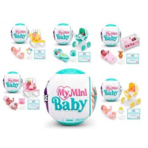 BOLA SORPRESA MINI BEBES CON 5 SORPRESAS SERIE 2