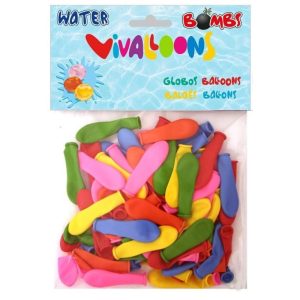 BOLSA 100 GLOBOS AGUA