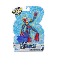 CAPITANA MARVEL  BEND AND FLEX FIGURAS 15CM