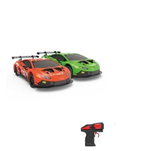 COCHE LAMBORGHINI HURACAN RADIO CONTROL ESC 1:24 2 COLORES