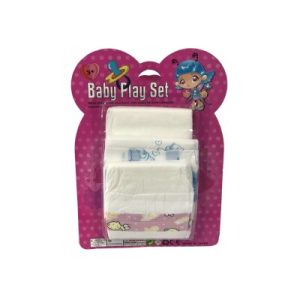 CONJUNTO 3 PAÑALES MUÑECA
