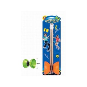 DIABOLO CON MANGO MADERA COLORES