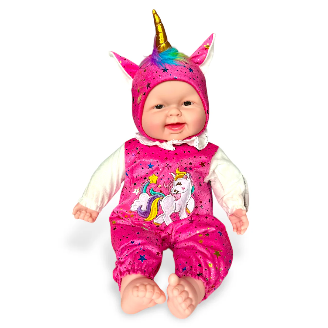 Bebé Muñeco tipo Nenuco 50 cm con Sonido y Vibración - Imagen 2