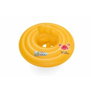 FLOTADOR CON BRAGUITA REDONDA BABY CARE 69 CMS 0-1 AÑOS