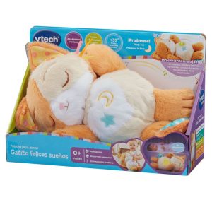 GATITO FELICES  SUEÑOS PELUCHE PARA DORMIR BEBE VTECH