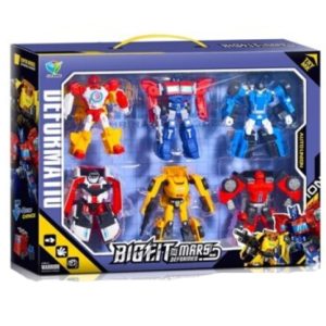 JUEGO 6 VEHICULOS TRANSFORMERS