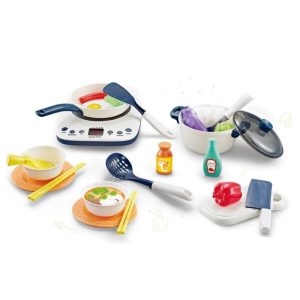 JUEGO COCINA LUZ Y SONIDO 26 PIEZAS