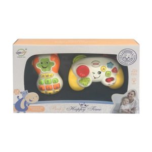 JUEGO INFANTIL MANDO Y MOVIL CON LUCES Y MUSICA