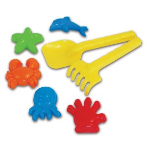 JUEGO MOLDES PALA RASTRILLO ARENA