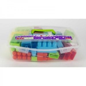 MALETIN TRANSPARENTE CON 48 BLOQUES VICAM