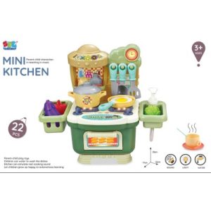 MINI COCINA JUGUETE 22 PIEZAS