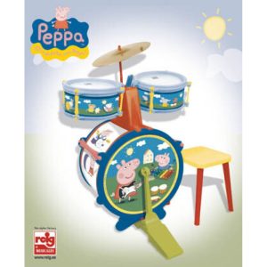 PEPPA PIG BATERIA CON BANQUETA