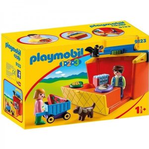 PLAYMOBIL 9123 MERCADO MALETÍN 1,2,3