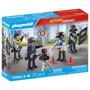 PLAYMOBIL ACTION HEROES 71730 SET DE FIGURAS POLICIA