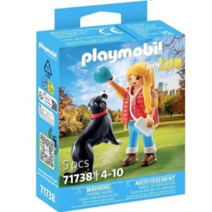 PLAYMOBIL MY LIFE 71738 MUJER CON PERRO DE MONTAÑA