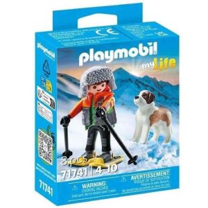 PLAYMOBIL MY LIFE 71741 SENDERISTA CON SAN BERNARDO