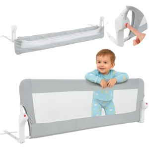 Almar Baby - Barrera de Cama Plegable para Niños | Barandilla de Seguridad con Malla Transpirable, Fácil Instalación, Protección Anticaídas para Camas Infantiles y Juveniles