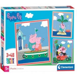 PUZZLE 3X48 PIEZAS PEPPA PIG
