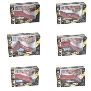 SKATEPARK CON MONOPATIN Y ACCESORIOS 6 MODELOS DIFERENTES