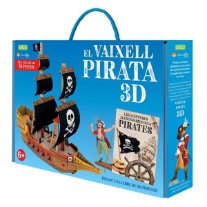 VAIXELL PIRATA PUZLE 3D I LLIBRE