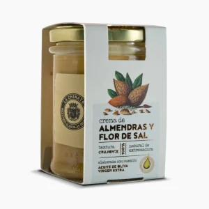 Crema de Almendras y Flor de Sal con Aceite de Oliva Virgen Extra 180 g