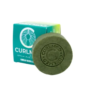 Champú Sólido Cabello Silver Y Rubio Curlmed 80g