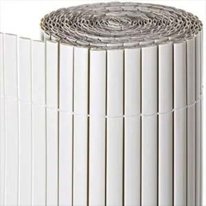 Cañizo Pvc Doble Cara| Lamas 11 Mm| Composición 100% Pvc| Bridas Sujeción Incluidas 1x3m