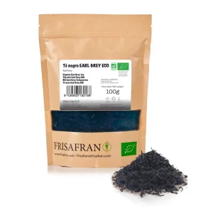 Té Negro Earl Grey  Ecológico Pirámides | Calidad | Frisafran 15 Uds