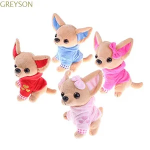 Chihuahua de peluche 17 cm Set 6 pzs
