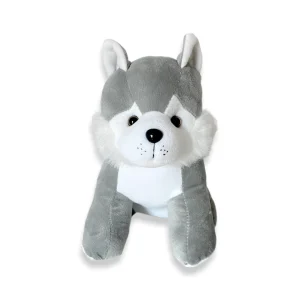Lobo sentado de peluche 23 cm