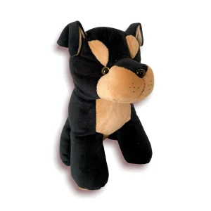 Perro Rottweiler de peluche 23 cm